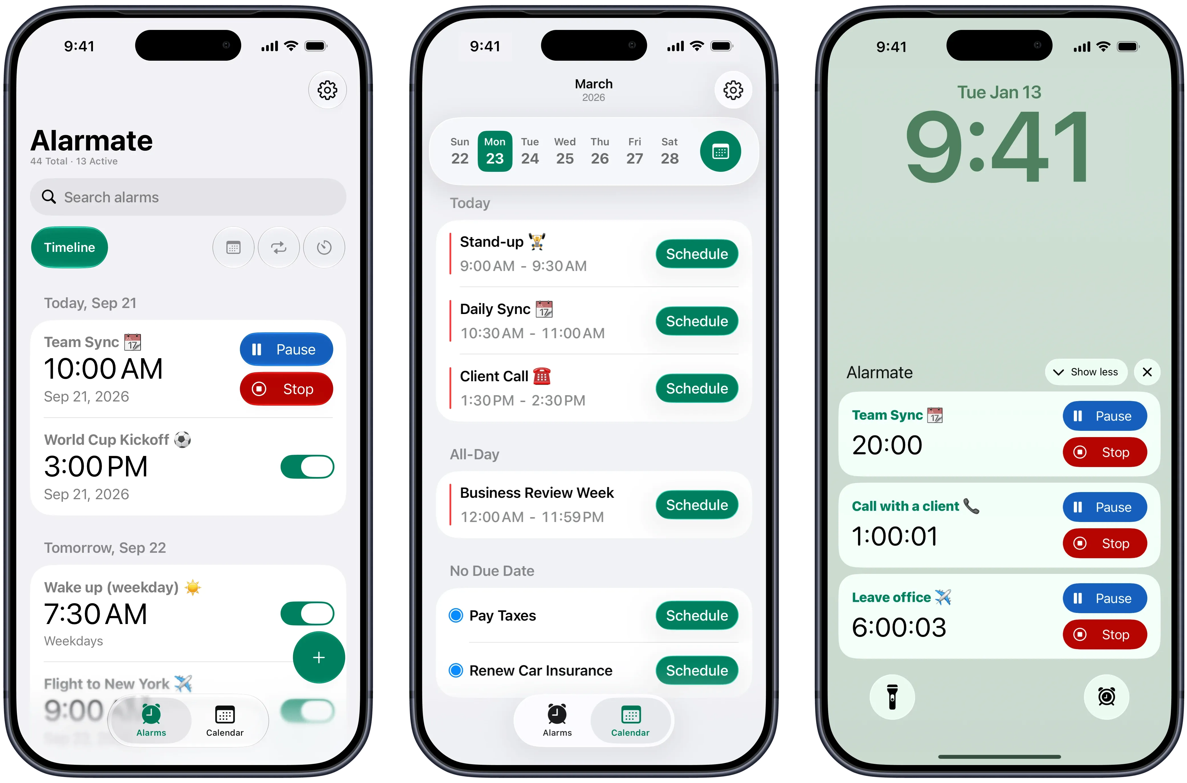 Alarmate: Alarm clock app for iOS