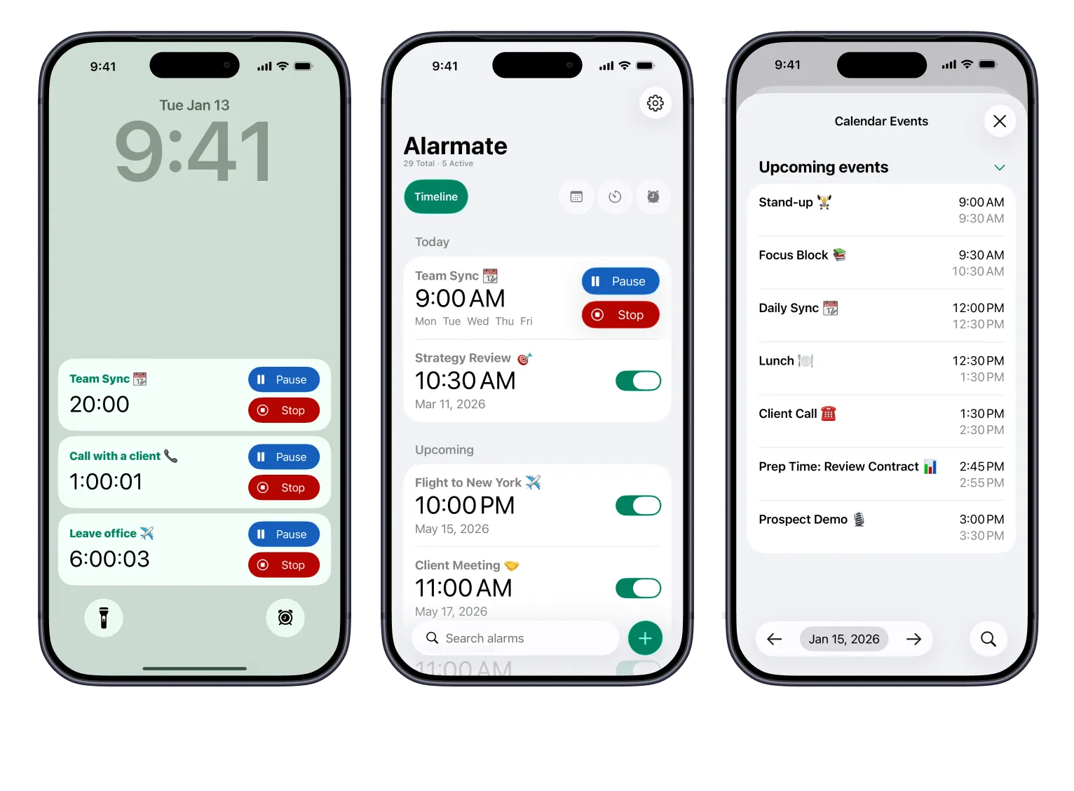 Alarmate: Alarm clock app for iOS