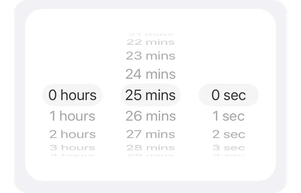 Countdown alarms